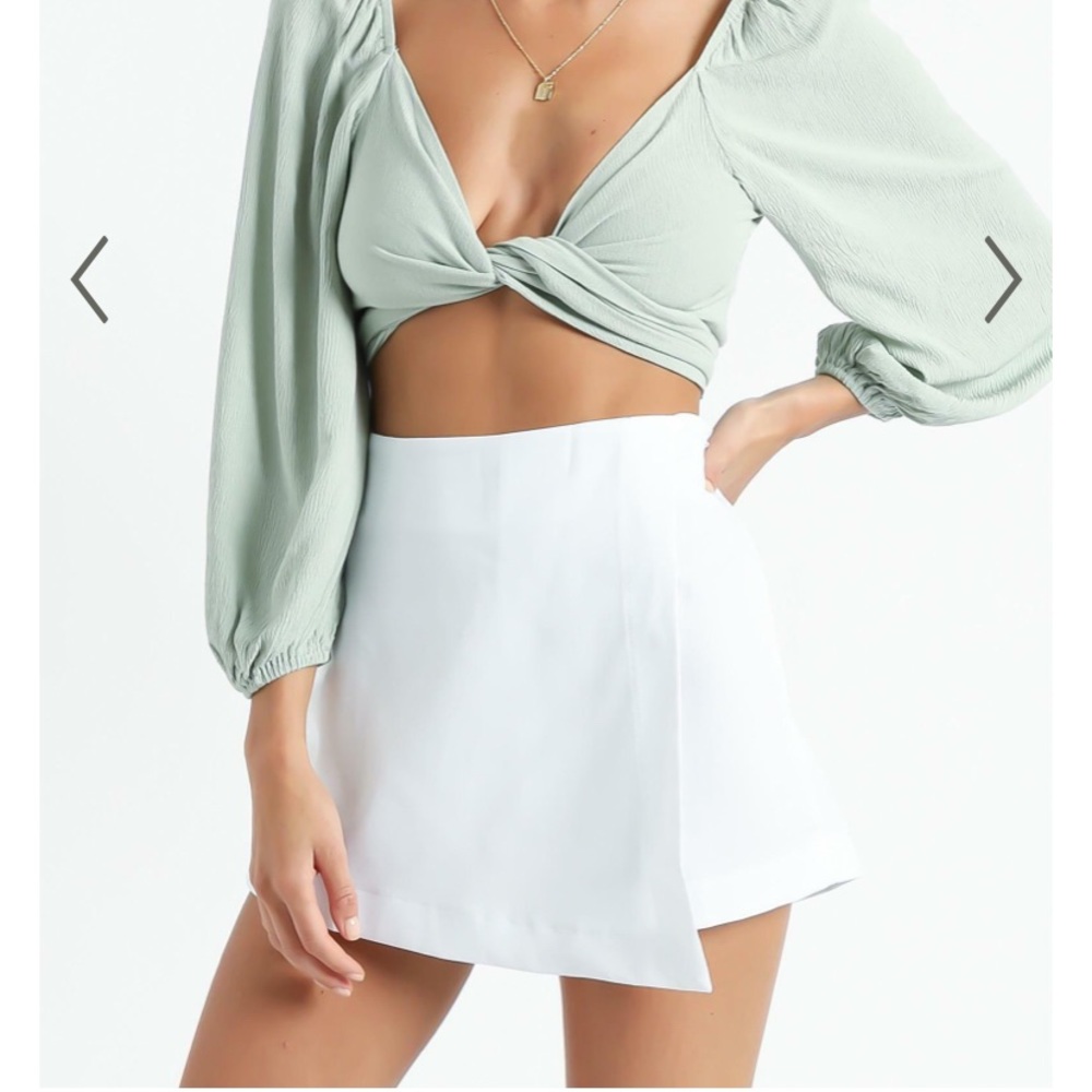 White skort